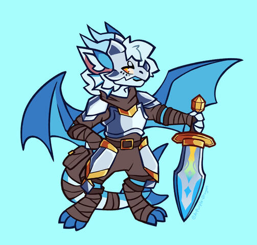 Warrior Dragon Chibi Warrior Dragon Chibi